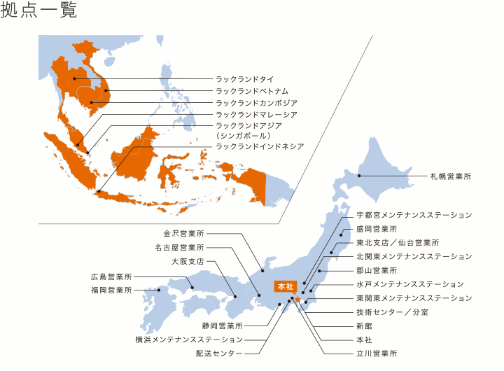 拠点一覧